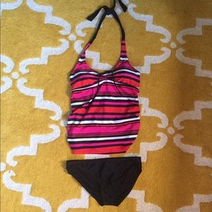 Motherhood Maternity Tankini, Medium like new